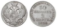 30 kopiejek = 2 złote 1839/M.W., Warszawa, odmia