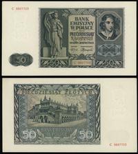 50 złotych 1.08.1941, seria C 9897703, wyśmienit