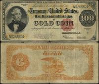 100 dolarów 1922, Seria N526552, czerwona pieczę