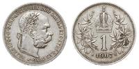 korona 1907, Wiedeń, srebro 5.02 g, rzadki roczn
