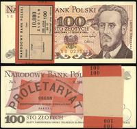 paczka 100 x 100 złotych 1.06.1986, serie SB, nu