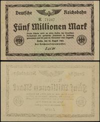 5 milionów marek 22.08.1923, Berlin, Seria K 712