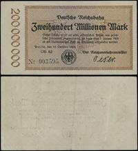 200 milionów marek 10.10.1923, Berlin, Seria OB6