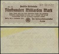 500 miliardów marek 03.11.1923, Berlin, Seria BO