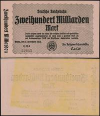 200 miliardów marek 05.11.1923, Berlin, Seria GH