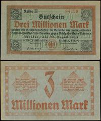 3 miliony marek 20.08.1923, Drezno, Seria E 8489