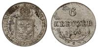 6 krajcarów 1848 C, Praga, rzadkie i bardzo ładn