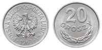 20 groszy 1963, Warszawa, aluminium, wyśmienity 