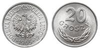 20 groszy 1965, Warszawa, aluminium, wyśmienite,