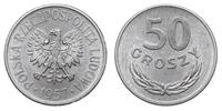 50 groszy 1957, Warszawa, aluminium, piękny egze