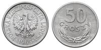 50 groszy 1965, Warszawa, aluminium, piękne, Par