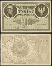 1.000 marek polskich 17.05.1919, Seria ZP, numer