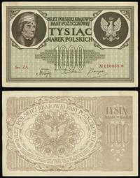 1.000 marek polskich 17.05.1919, seria ZA, numer