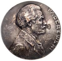 Ignacy Paderewski- medal jednostronny autorstwa 