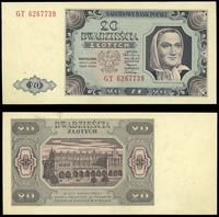20 złotych 01.07.1948, Seria GT, numeracja: 6267