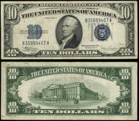 10 dolarów 1934 C, niebieska pieczęć, seria B 35