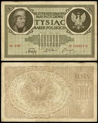 1.000 marek polskich 17.05.1919, Seria ZAB. 3291
