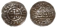denar 995-1002, Ratyzbona, Aw: Krzyż z kulkami, 