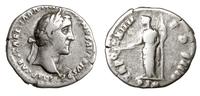 denar 150-151, Rzym, Aw: Głowa cesarza w prawo i