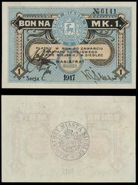 bon na 1 markę 1917, Serja C., minimalne ślady p