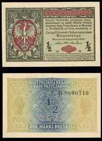 1/2 marki polskiej 9.12.1916, ''Generał'' II ser