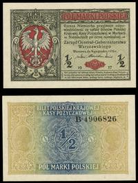 1/2 marki polskiej 9.12.1916, ''Generał'' II ser