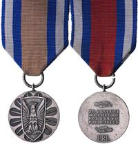 Srebrna Odznaka Za Zasługi w Ochronie Porządku P