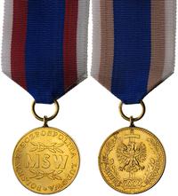 Złota Odznaka W Służbie Narodu - PRL, 32 mm, wst