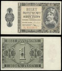 1 złoty 01.10.1938, Seria IŁ, numeracja 9332811,