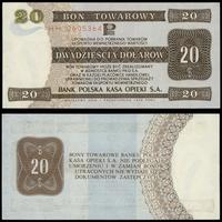 Polska, bon na 20 dolarów, 01.10.1979