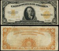 10 dolarów 1922, Seria H 99681507, żółta pieczęć