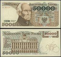 50.000 złotych 1.12.1989, seria G 8059111, Miłcz