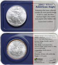1 dolar 2002, uncja srebra "999"- 31.101 g, mone
