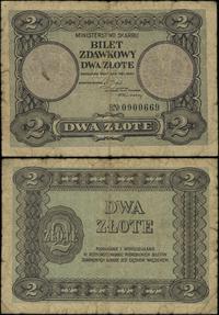 2 złote 1.05.1925, seria B, numeracja 0900669, L