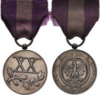 Medal Za Długoletnią (XX) Służbę - II R P, srebr