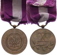 Medal Za Długoletnią (X) Służbę - II R P, brąz, 