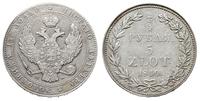 Polska, 3/4 rubla = 5 złotych, 1840/M-W