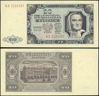 20 złotych 01.07.1948, Seria KA, numeracja 11247