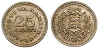 25 centów 1928, "nowe srebro", patyna, Parchimow