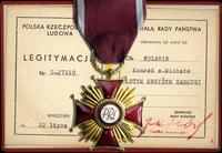 Złoty Krzyż Zasługi, odznaczenie nadane 22 lipca