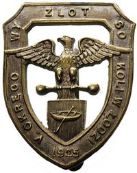 odznaka - V Okręgowy Zlot Sokoli w Łodzi 1925, o