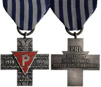 Krzyż Oświęcimski, 42x42 mm, wstążka