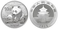 10 juanów 2012, Misie Panda, 1 uncja srebra "999