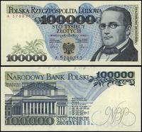 100.000 złotych 1.02.1990, seria A 5788313, pier