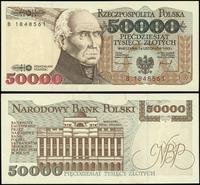 50.000 złotych 16.11.1993, seria B 1848561, pięk