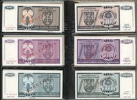 Chorwacja, klaser z 34 wzorami banknotów z lat 1992-1993