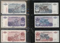 Chorwacja, klaser z 34 wzorami banknotów z lat 1992-1993
