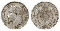 1 frank 1867/BB, Strasbourg, patyna, Gadoury 463