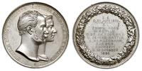 medal ślubny 1888, Aw: Popiersie cesarza i cesar