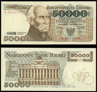 50.000 złotych 1.12.1989, seria G numeracja 8059